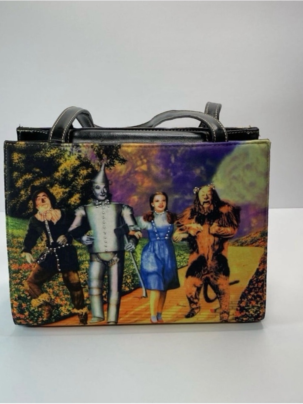 NWT Wizard of Oz Yellow Brick Road Graphic Shoulder Bag Tote Purse
